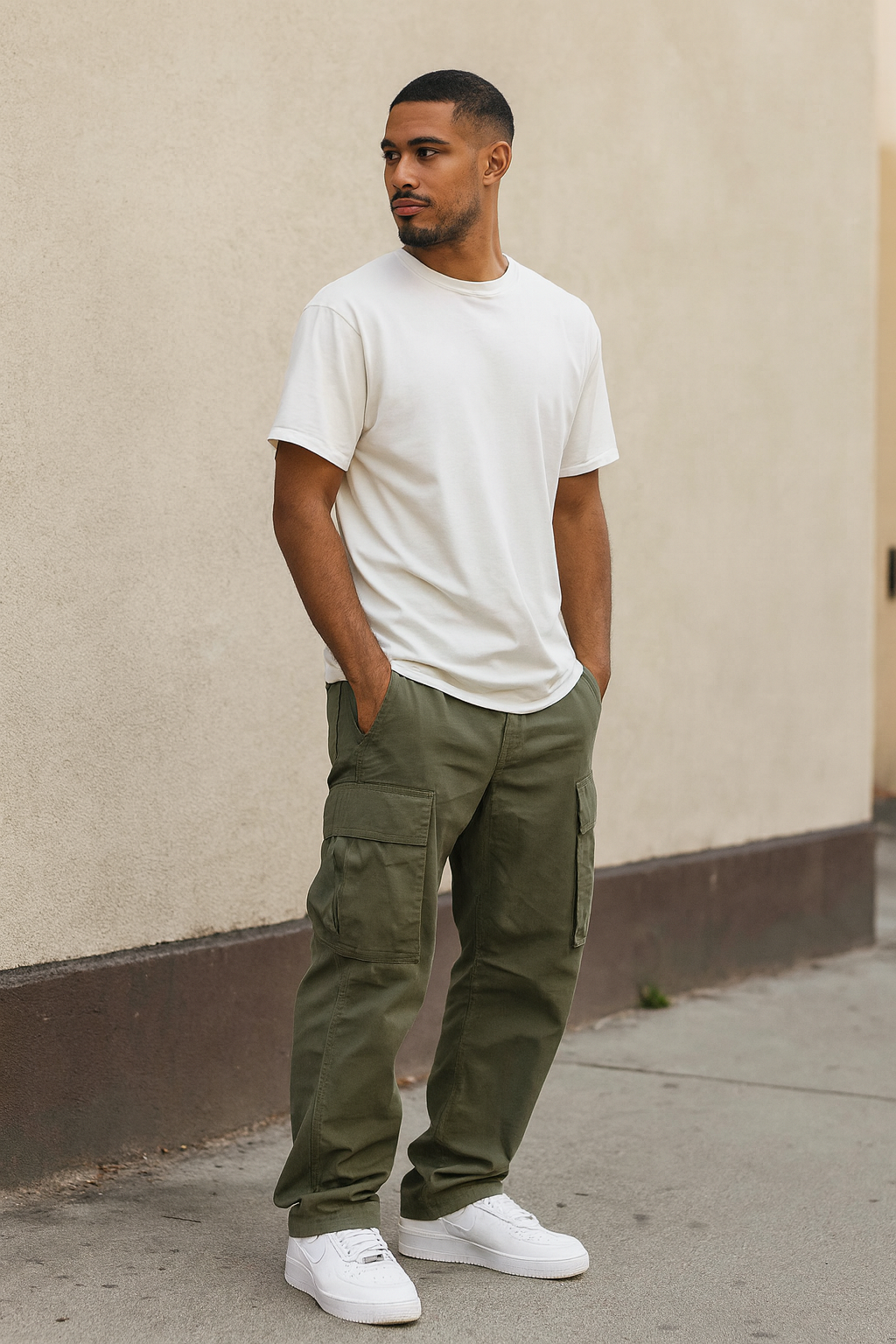 Men's Relaxed Cargo Pants Multi-Pocket | Utility