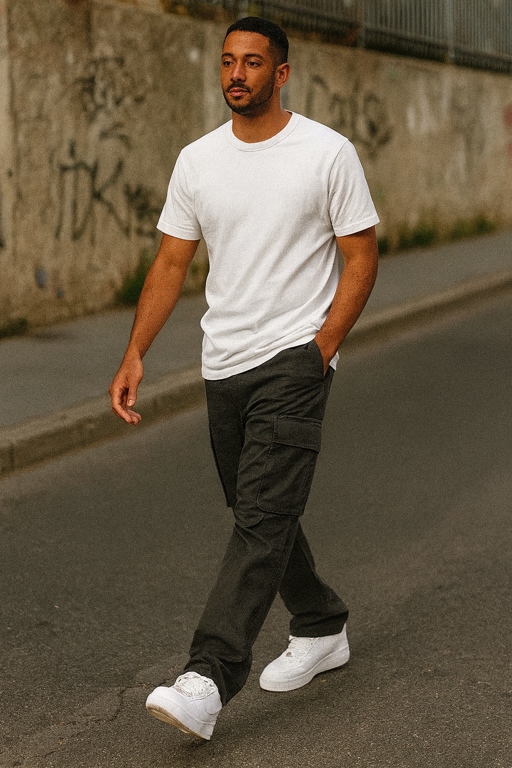 Men's Relaxed Cargo Pants Multi-Pocket | Utility