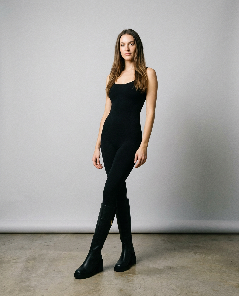 Women's Knee High Boots Block Heel | Chunky Platform