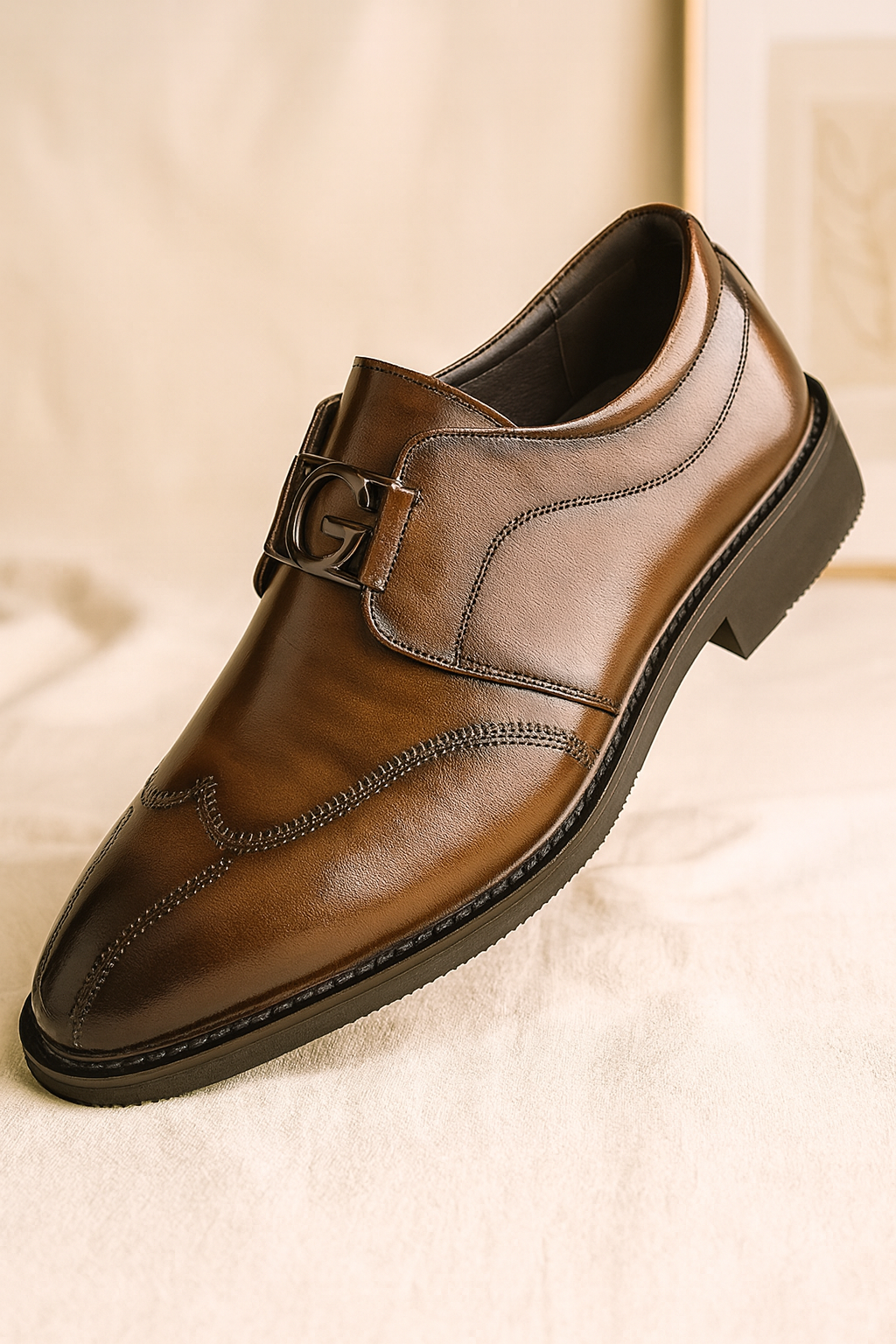 Men's Formal Oxford Dress Shoes | Monk Strap