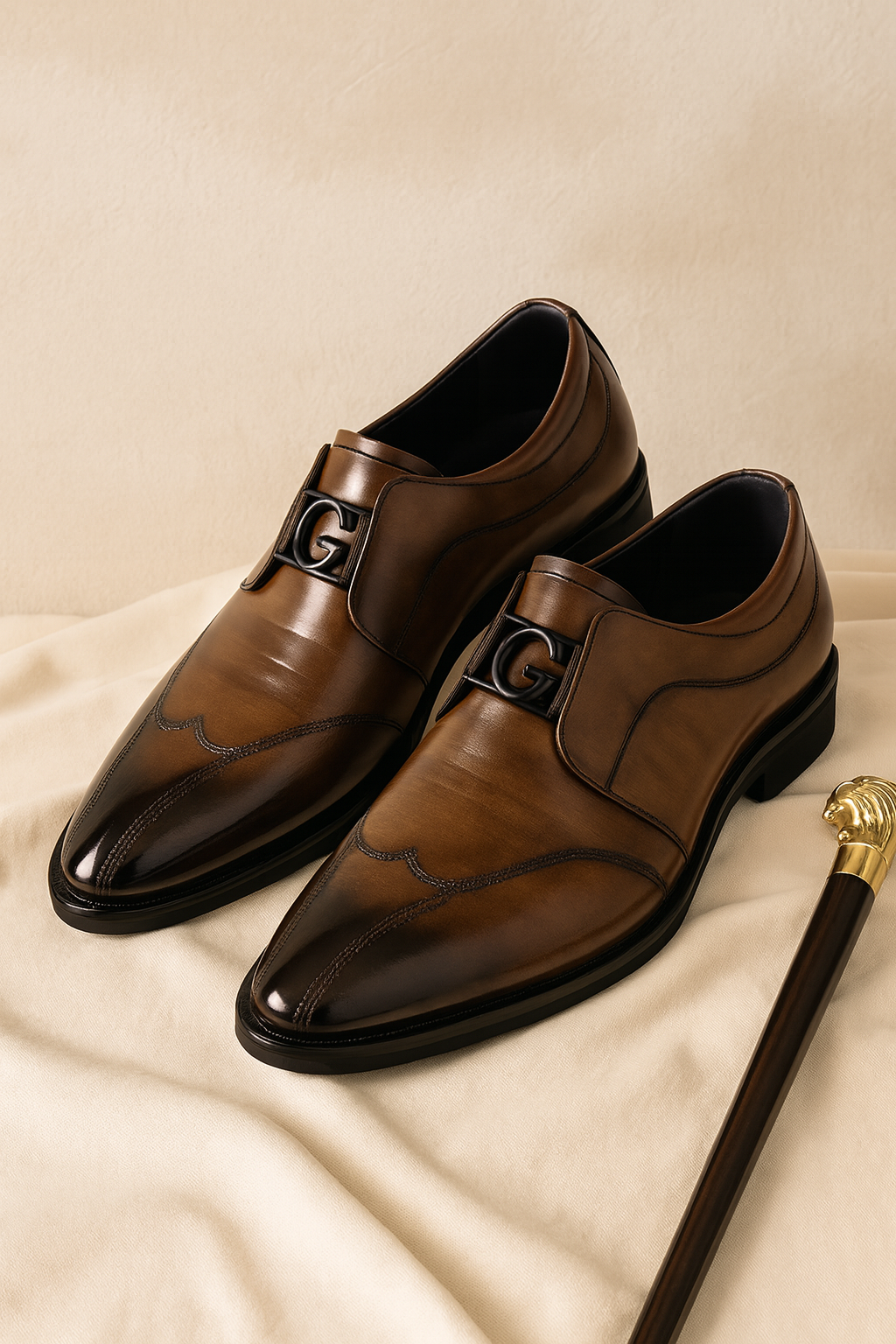 Men's Formal Oxford Dress Shoes | Monk Strap