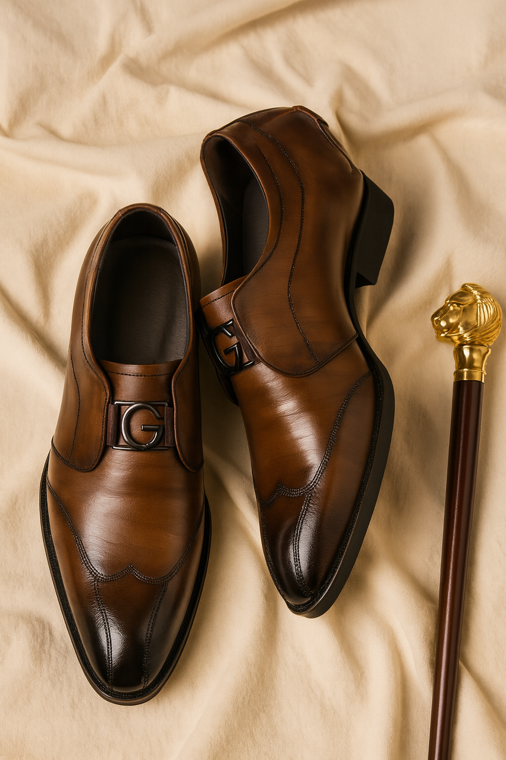 Men's Formal Oxford Dress Shoes | Monk Strap