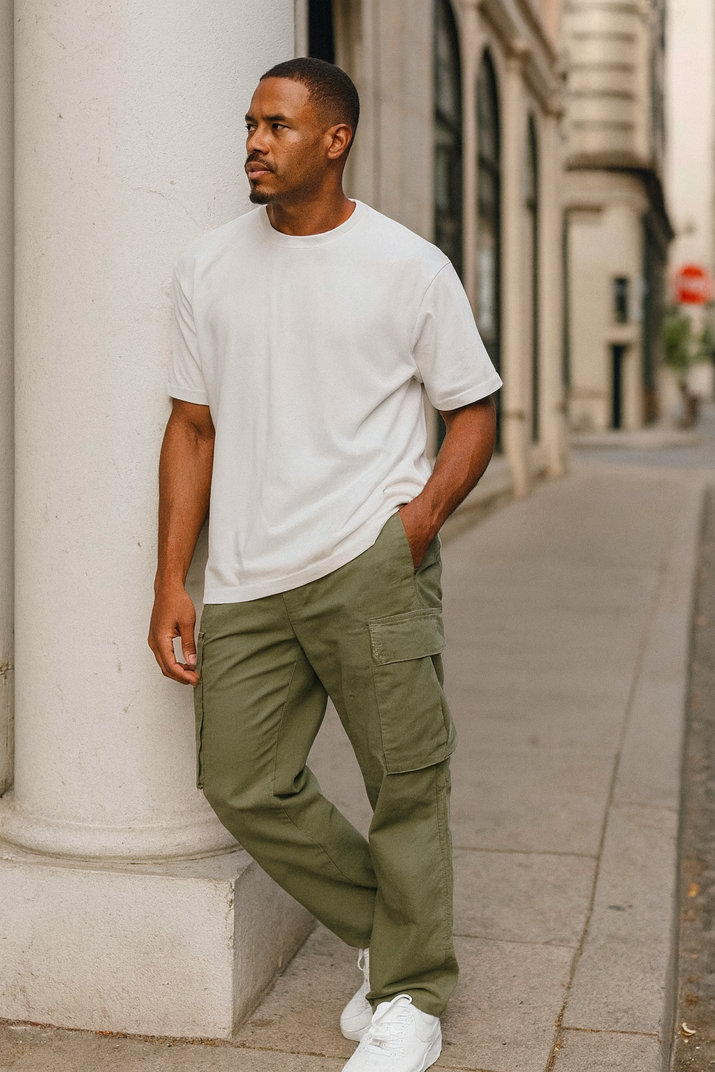 Men's Relaxed Cargo Pants Multi-Pocket | Utility
