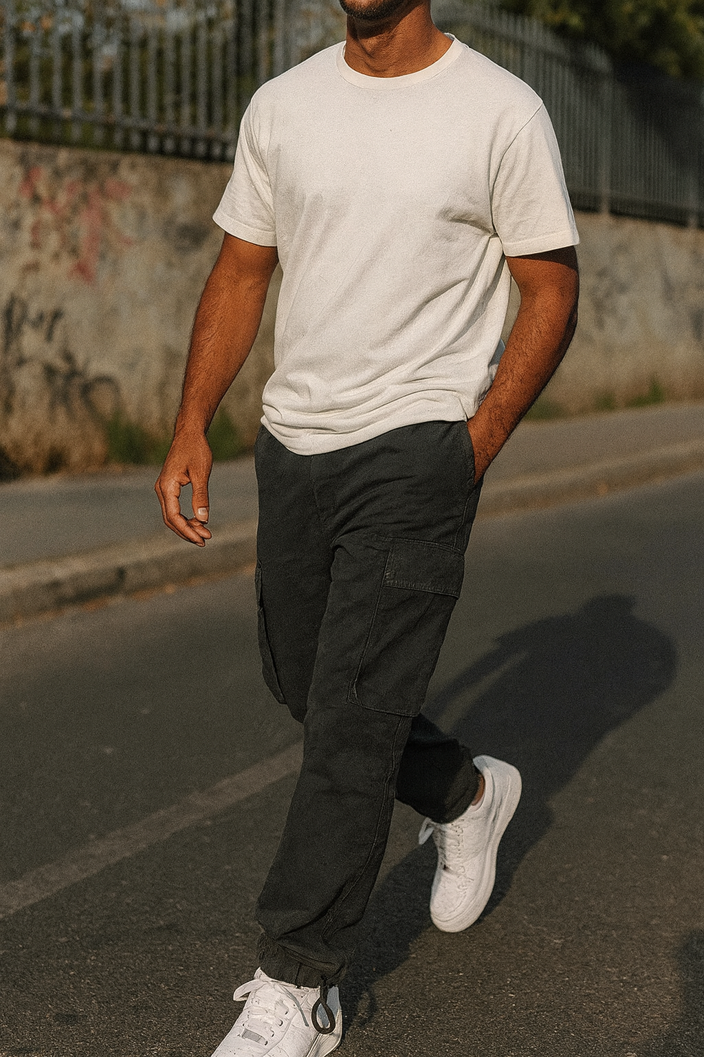 Men's Relaxed Cargo Pants Multi-Pocket | Utility